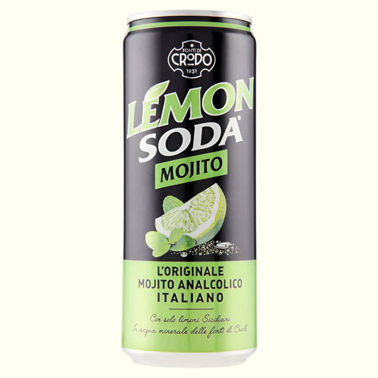 🇮🇹 Lemon Soda Mojito – Carbonated lime-mint drink (330 ml) pet