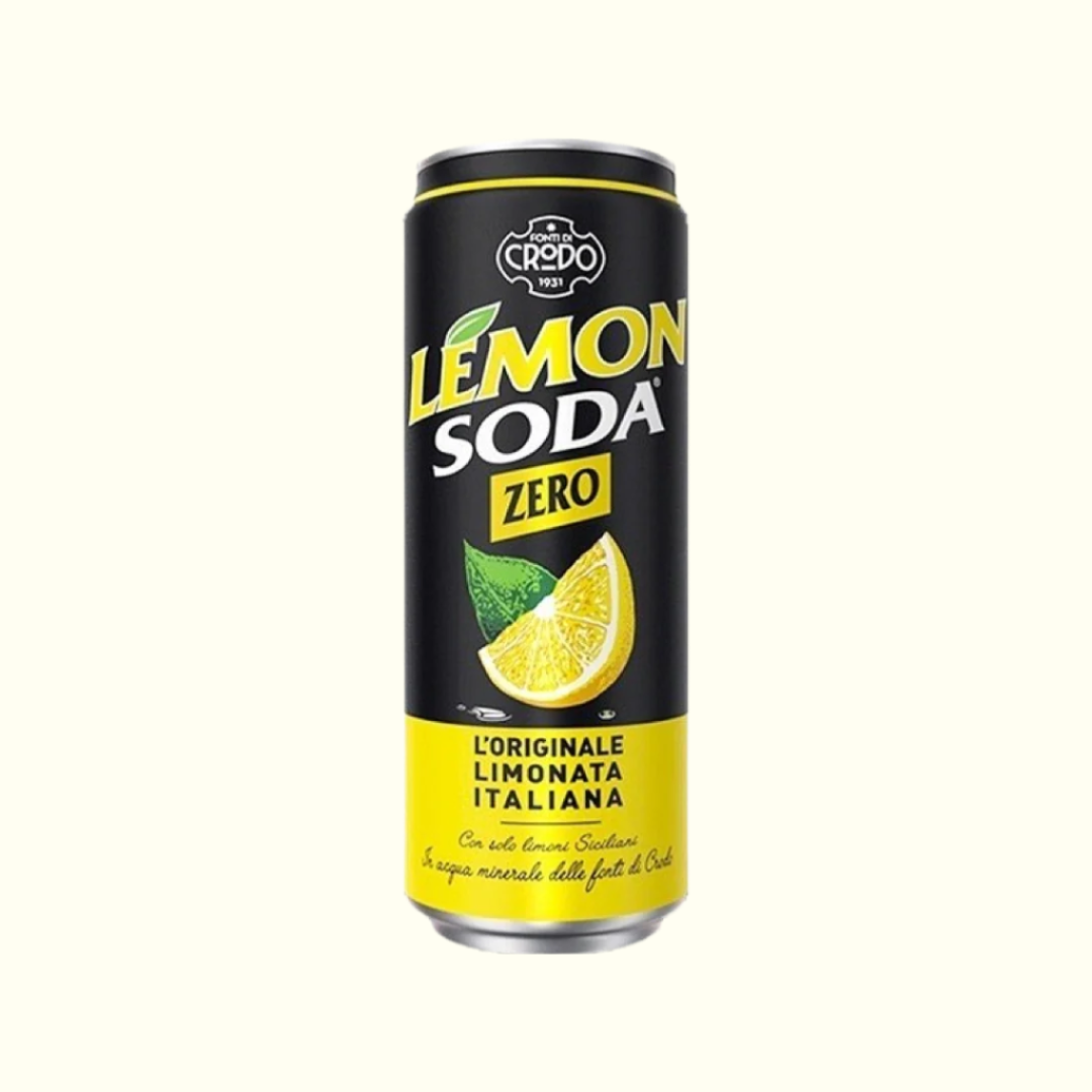 🇮🇹 Lemon Soda Zero – Carbonated lemon soda without sugar (330 ml) pet