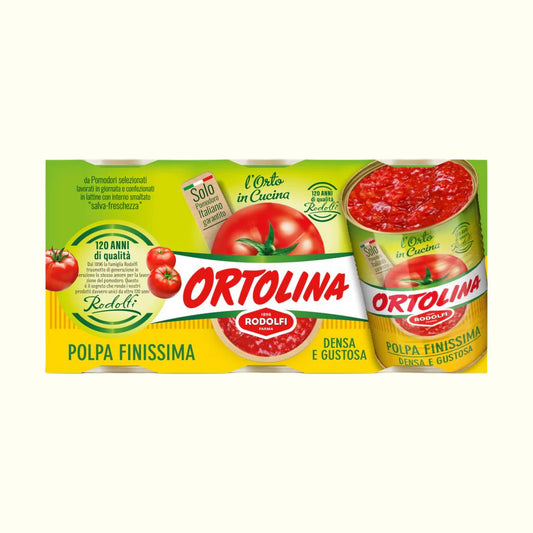 🇮🇹 Rodolfi Ortolina Tomato Sauce Pack – 3 x 400 g