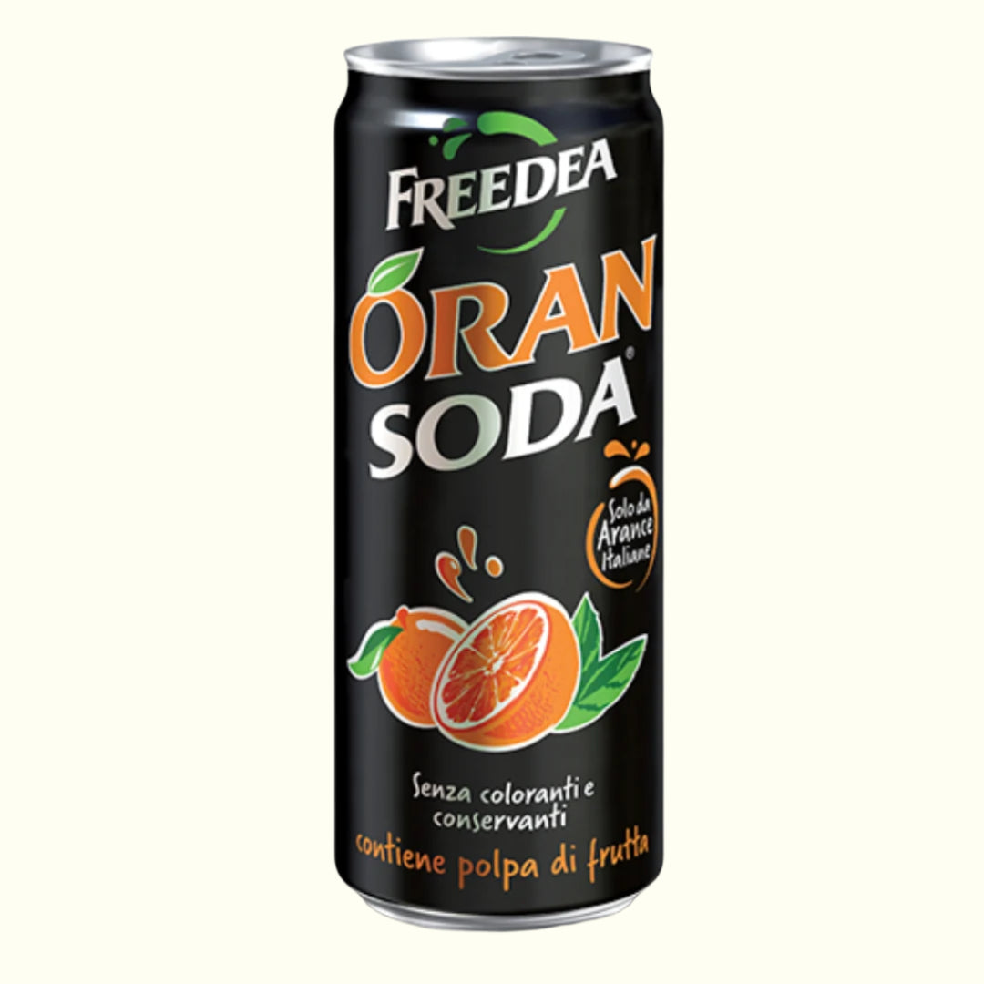 🇮🇹 OranSoda – Carbonated orange drink (330 ml) pet