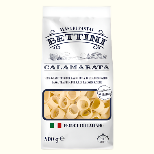 🇮🇹 Bettini Calamarata (Durum Pasta, 500 g)