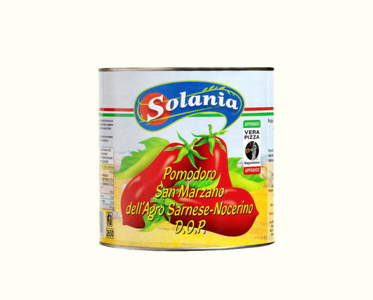 🇮🇹 Solania San Marzano DOP (Protected Designation of Origin) peeled tomatoes – 800 g
