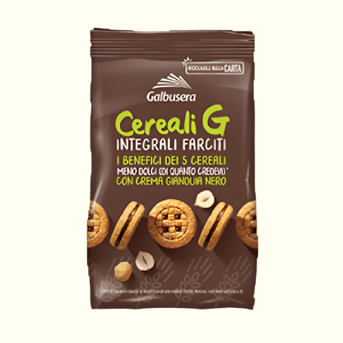 🇮🇹 Galbusera Hazelnut-Chocolate Whole Grain Biscuits (250g)